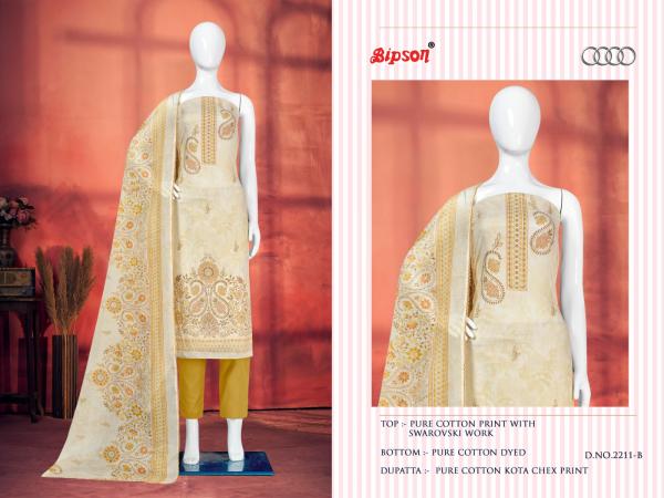 Bipson Audi 2211 Casual Cotton Exclusive Dress Material Collection